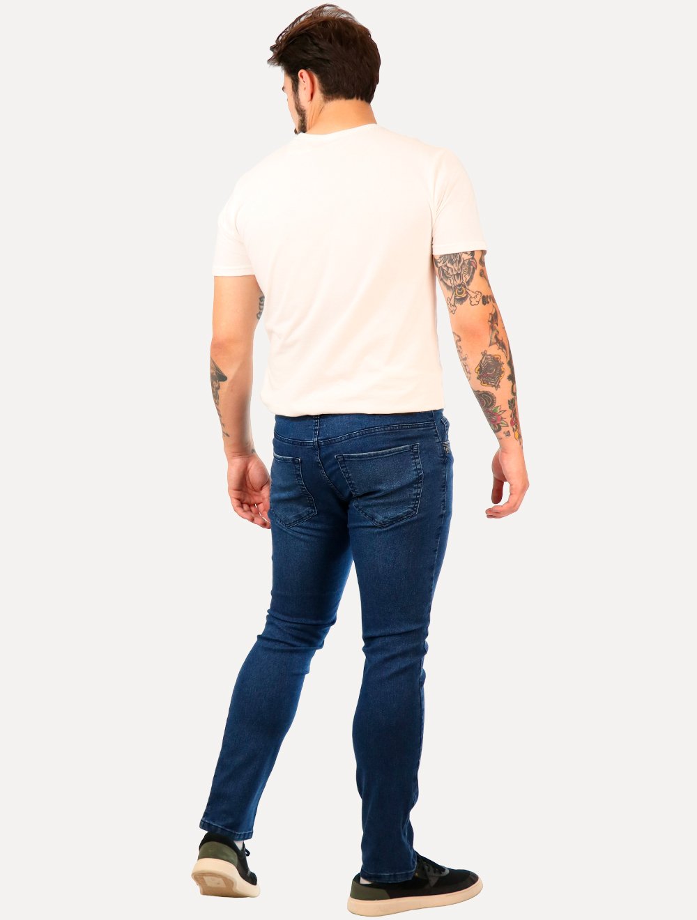 Calça John John Jeans Masculina Skinny Low Falcon Azul Médio