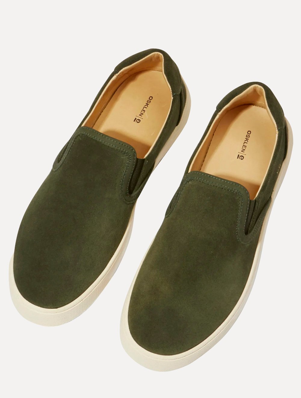Tênis Osklen Masculino Slip On Bossanova Camurça Verde Escuro
