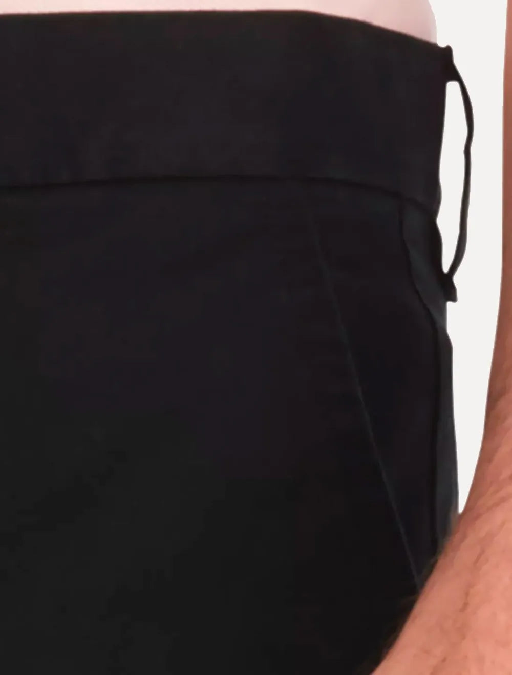 Calça Tommy Hilfiger Masculina Custom Fit THFlex Chino Stretch Preta