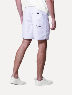 Bermuda Osklen Masculina D'Água Surf Color Stripes Off-White