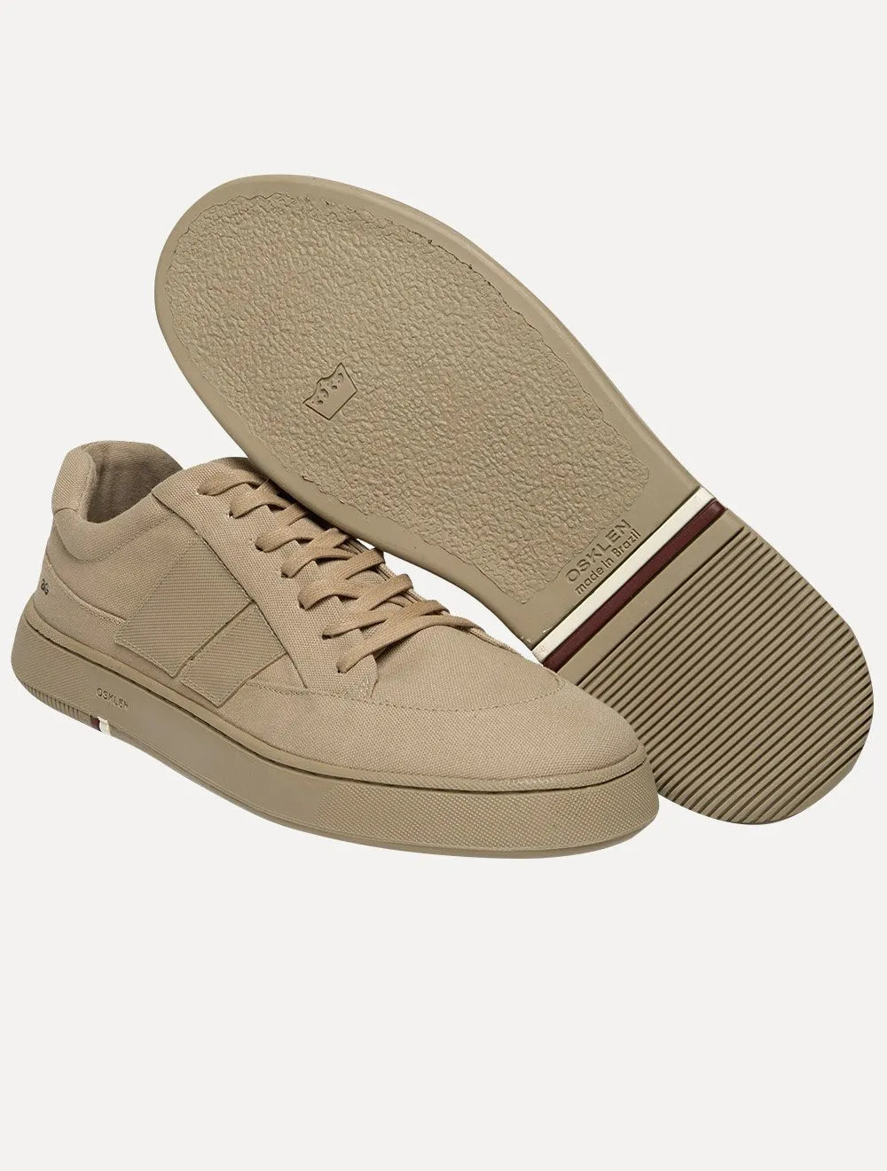 Tênis Osklen Masculino Lona Canvas AG Sneaker Caqui