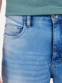 Bermuda Aramis Jeans Masculina Five Pockets Medium Sky Clara