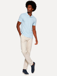 Polo Aramis Masculina Piquet Basic Mono Azul Celeste