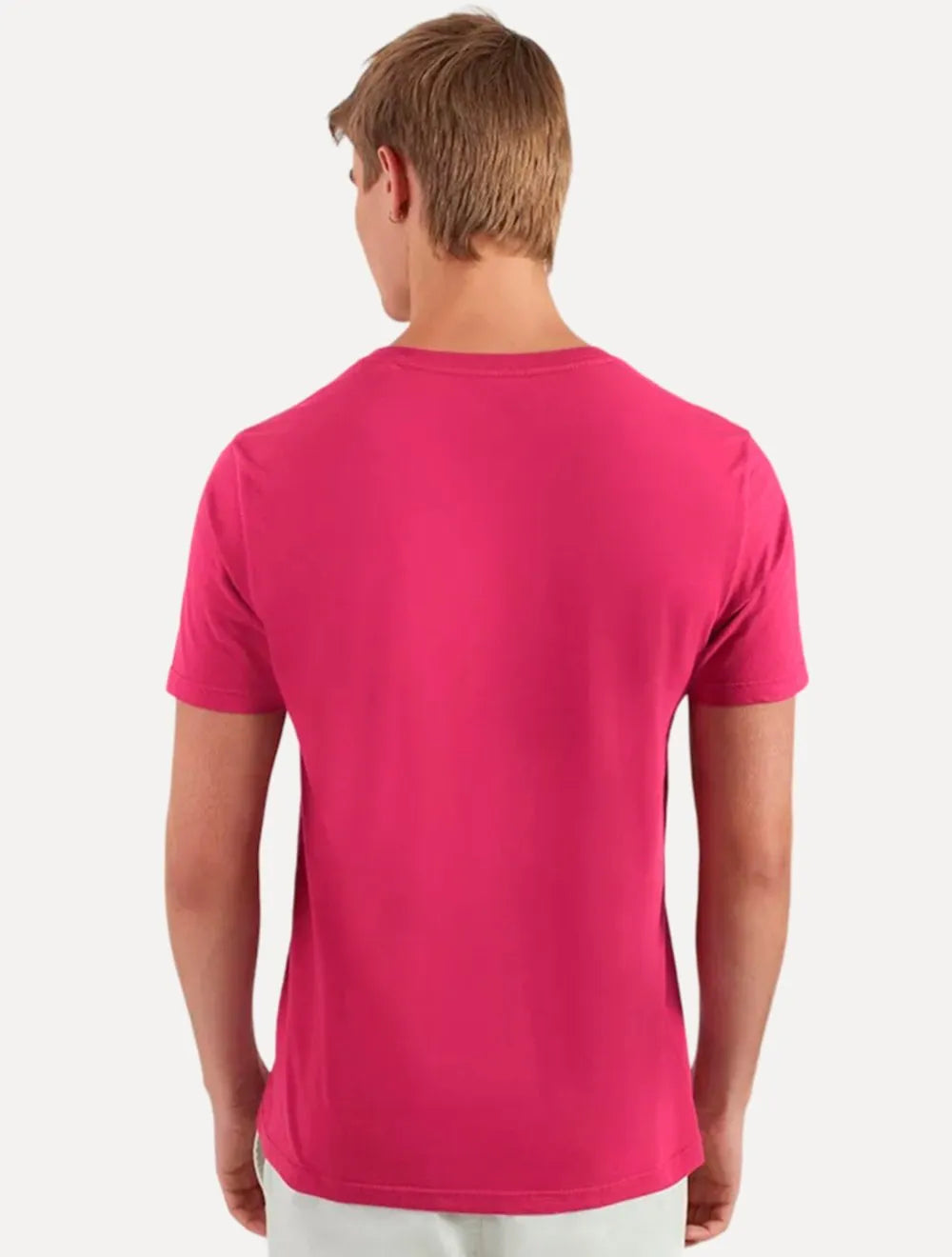 Camiseta Original Penguin Masculina Big Mascot Logo Rosa