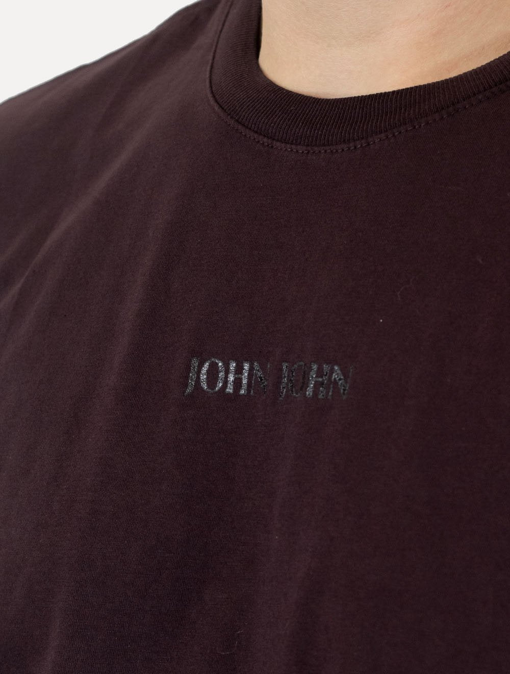 Camiseta John John Masculina Regular Clean Marsala