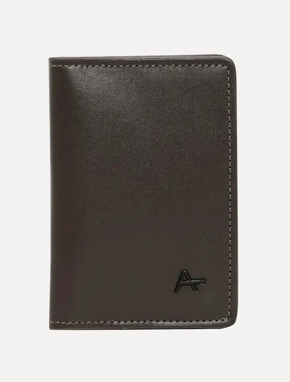 Carteira Aramis Masculina Couro Slim Basic Vertical Marrom Café