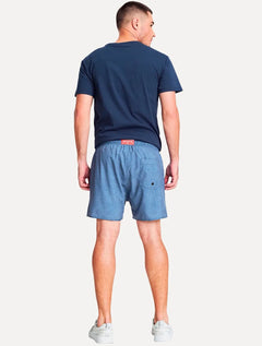 Short Reserva Masculino D'Água Beachwear Texture Azul Mescla