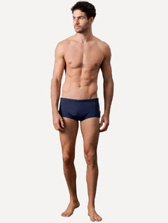 Sunga Calvin Klein Swimwear Vertical Dark Logo Pequena Azul Marinho