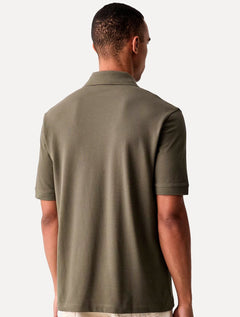Camisa Polo Armani Exchange Regular Fit Light Logo Milano Marrom