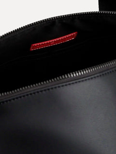 Bolsa Tommy Hilfiger Metallic Logo Signature Tape Duffel Bag Masculino Preto