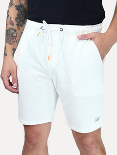 Bermuda King & Joe Masculina Moletom Comfort Logo Off White