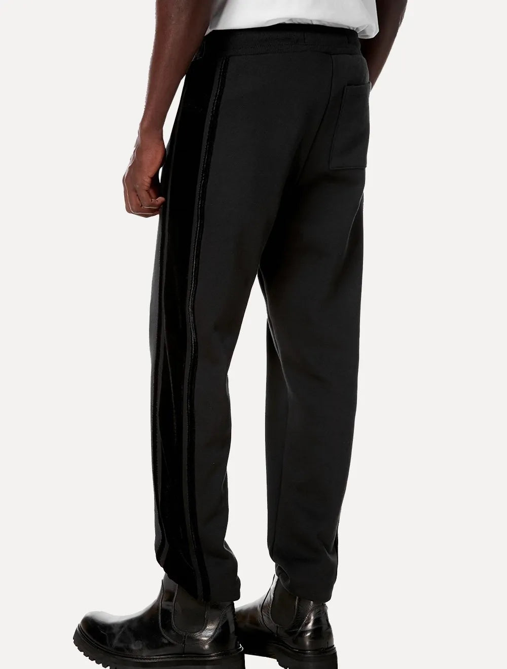 Calça John John Masculina Moletom Vip Suede Preta
