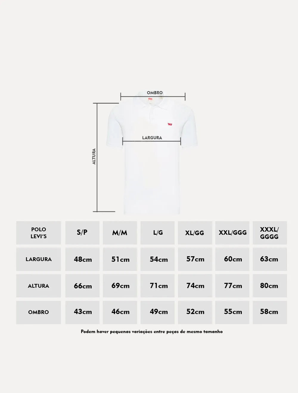 Polo Levis Housemark Branca