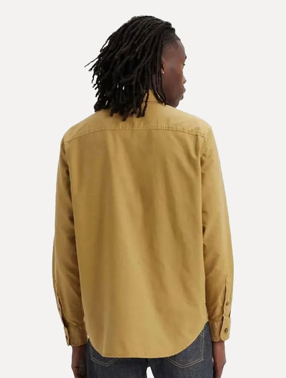 Camisa Levis Masculina Relaxed Oxford Authentic Button Down Cáqui