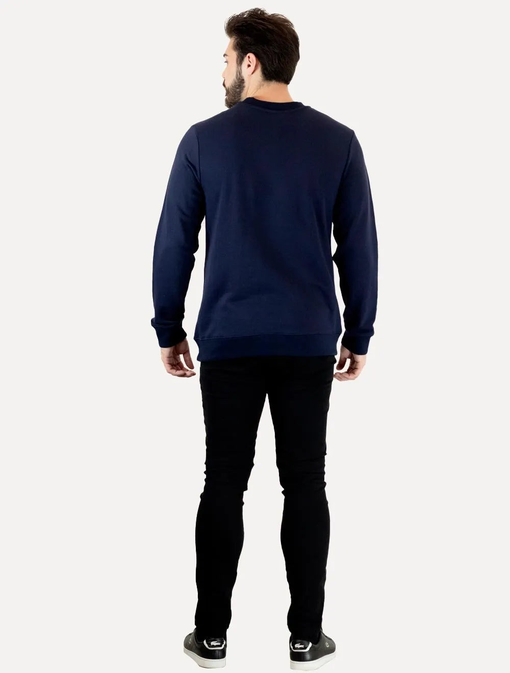 Moletom Ellus Masculino Crewneck Regular Basic Easa Azul Marinho