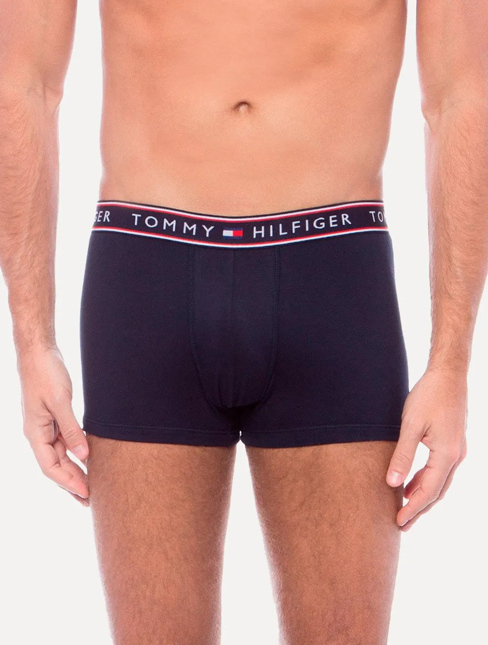 Cueca Tommy Hilfiger Cotton Stretch Trunk Colors Azul Pack 3UN
