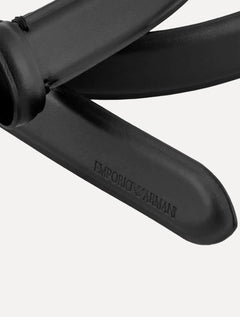 Cinto Masculino Emporio Armani Couro Liso Preto