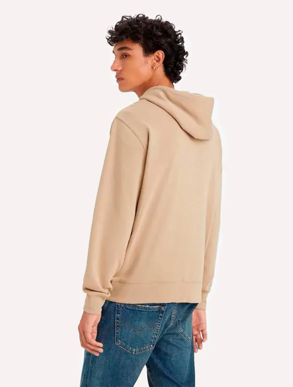 Moletom Levis Masculino Full Zip Hoodie Icon Cáqui