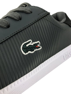 Tênis Lacoste Masculino Couro Graduate 319 2 DK Gry/Blk Cinza Escuro