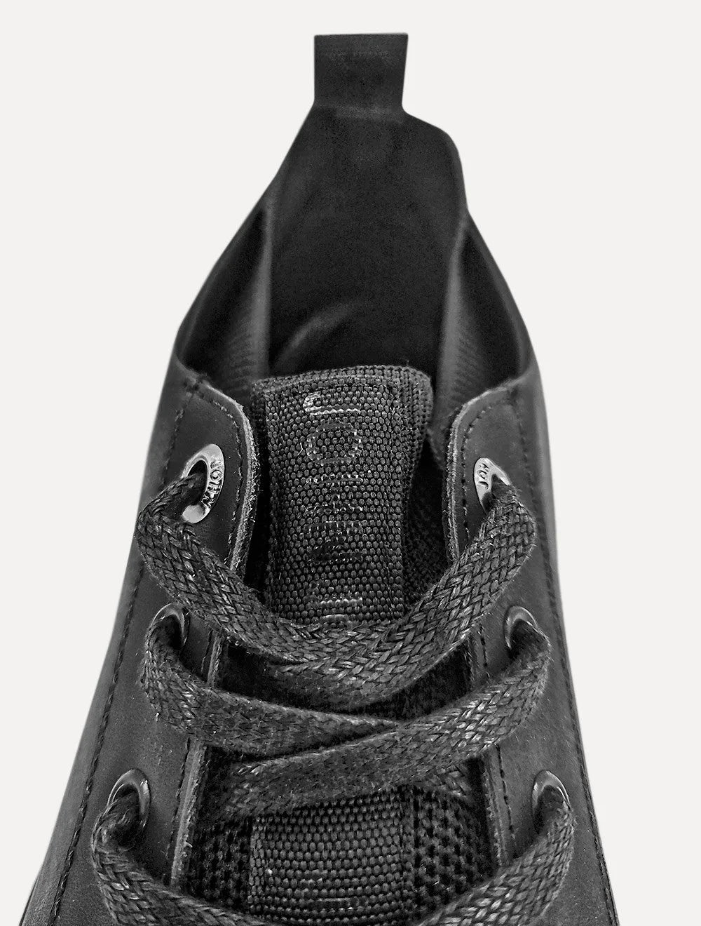 Tênis John John Masculino Couro New Slim Elastico All Black Preto