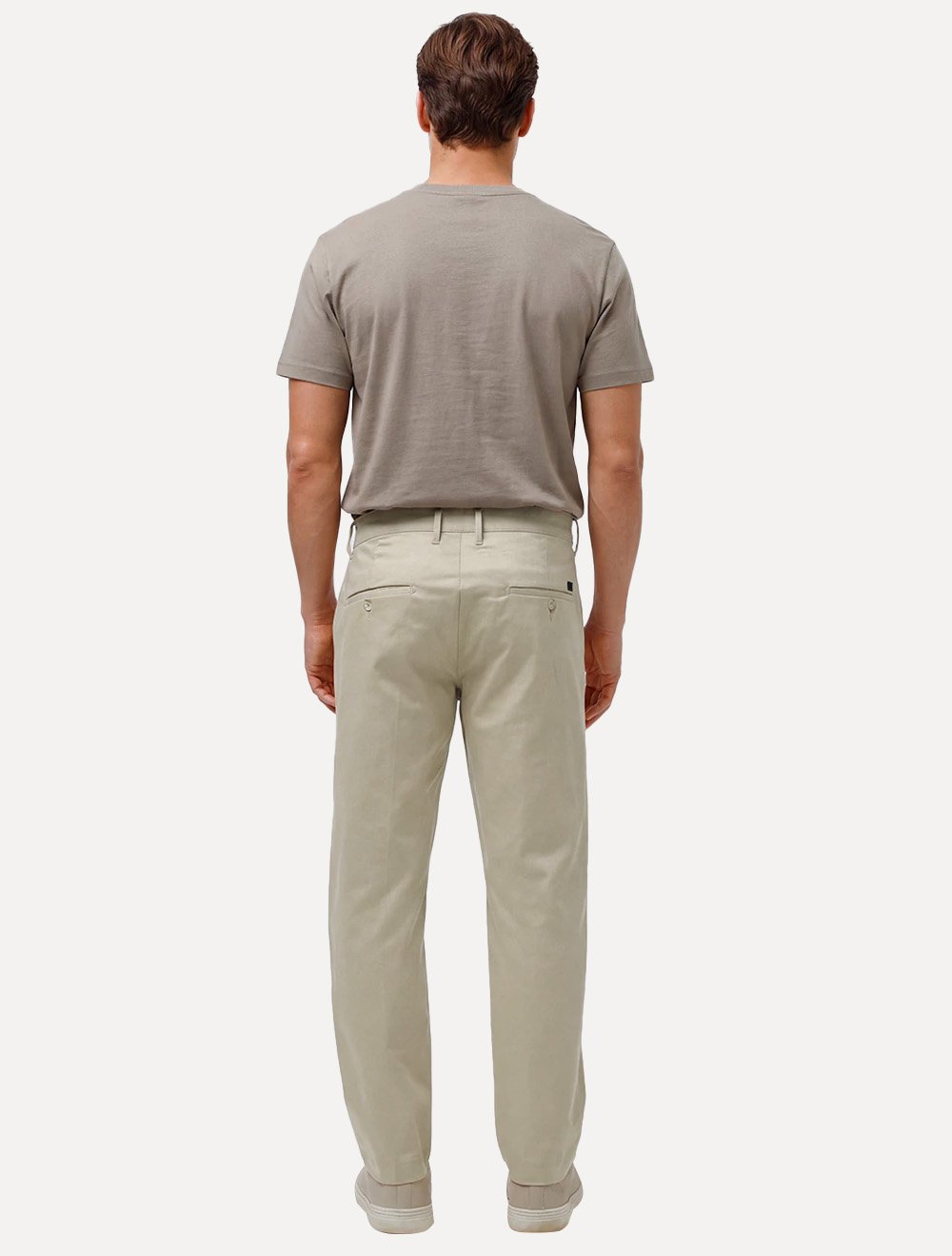Calça K&J Black Masculina Alfaiataria Cetim Comfort Flex Cáqui