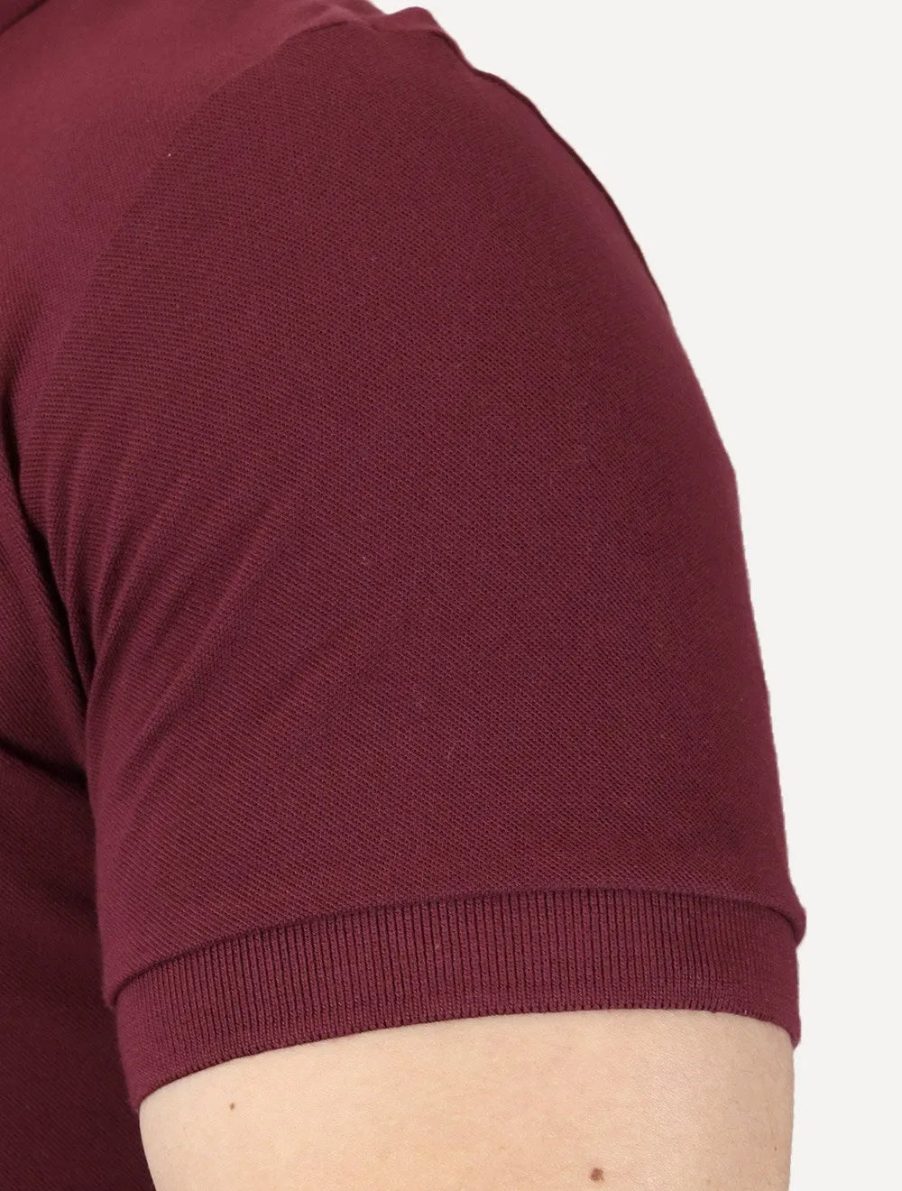 Polo Guess Masculina Piquet 1981 Bordado Bordô