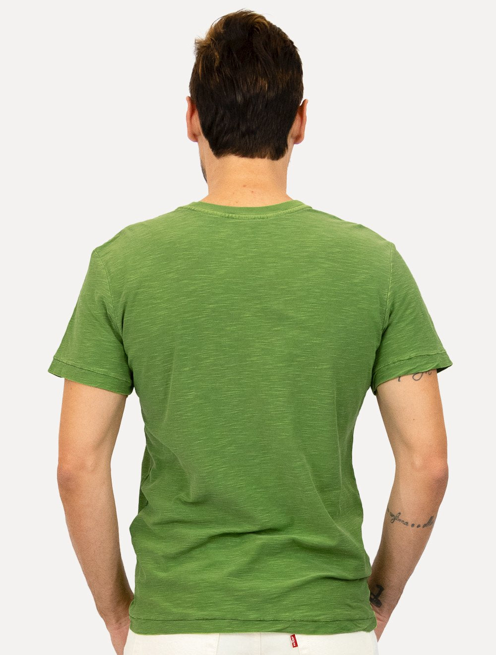 Camiseta Osklen Masculina Slim Rough UKI Calçadão Verde