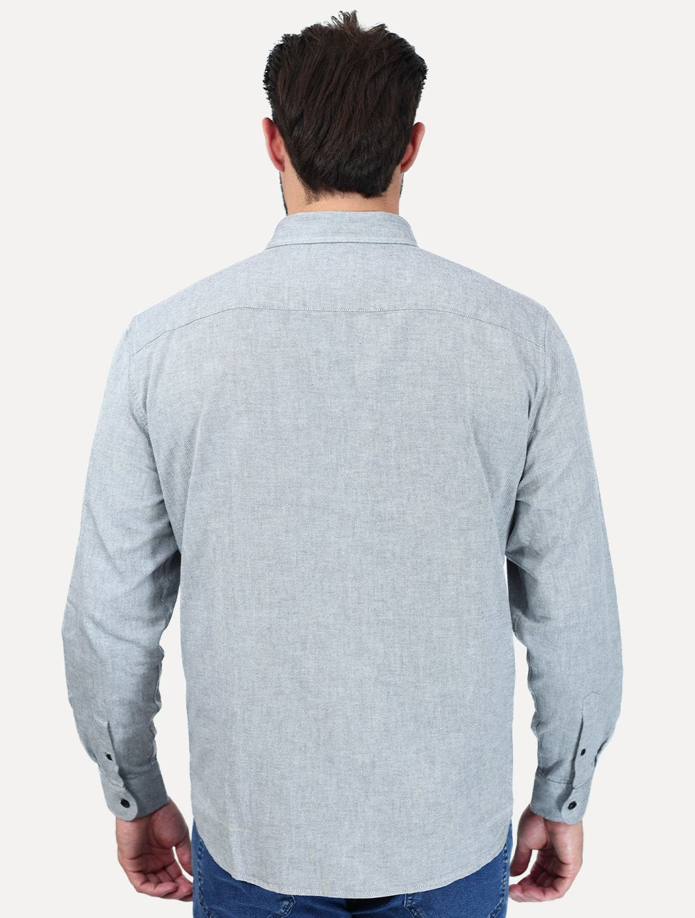 Camisa Levis Masculina Relaxed Authentic Button Down Cinza