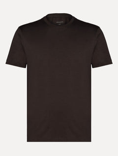 Camiseta Aramis Masculina Basic Lisa Mono Icon Marrom Café