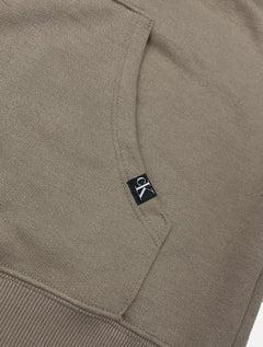 Moletom Calvin Klein Jeans Masculino Hoodie Cargo Caqui Médio