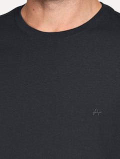 Camiseta Aramis Masculina Basic Lisa Mono Icon Cinza Escuro