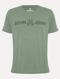 Camiseta John John Masculina Fit Basic Verde Médio