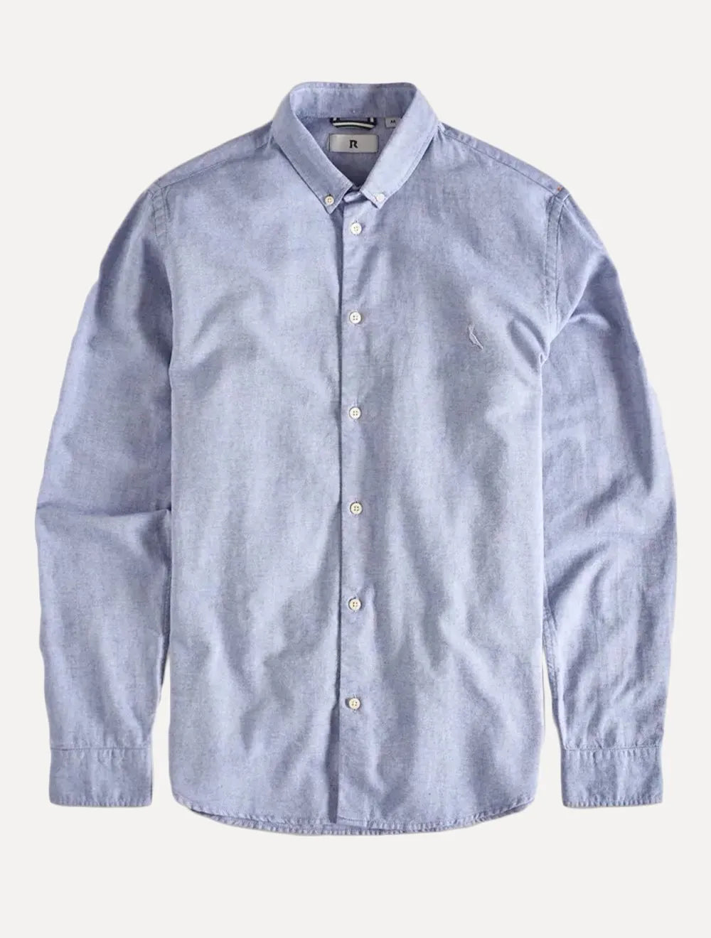 Camisa Reserva Masculina Oxford Color Icon Azul Royal Mescla