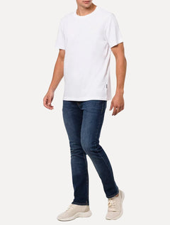 Camiseta Calvin Klein Masculina Solid Liquid Touch Branca