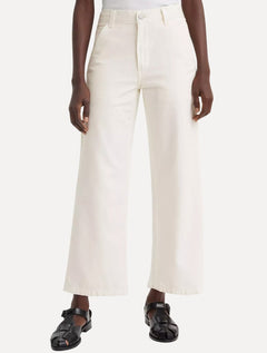 Calça Levis Jeans Feminina 501 Crop Lightweight Branca