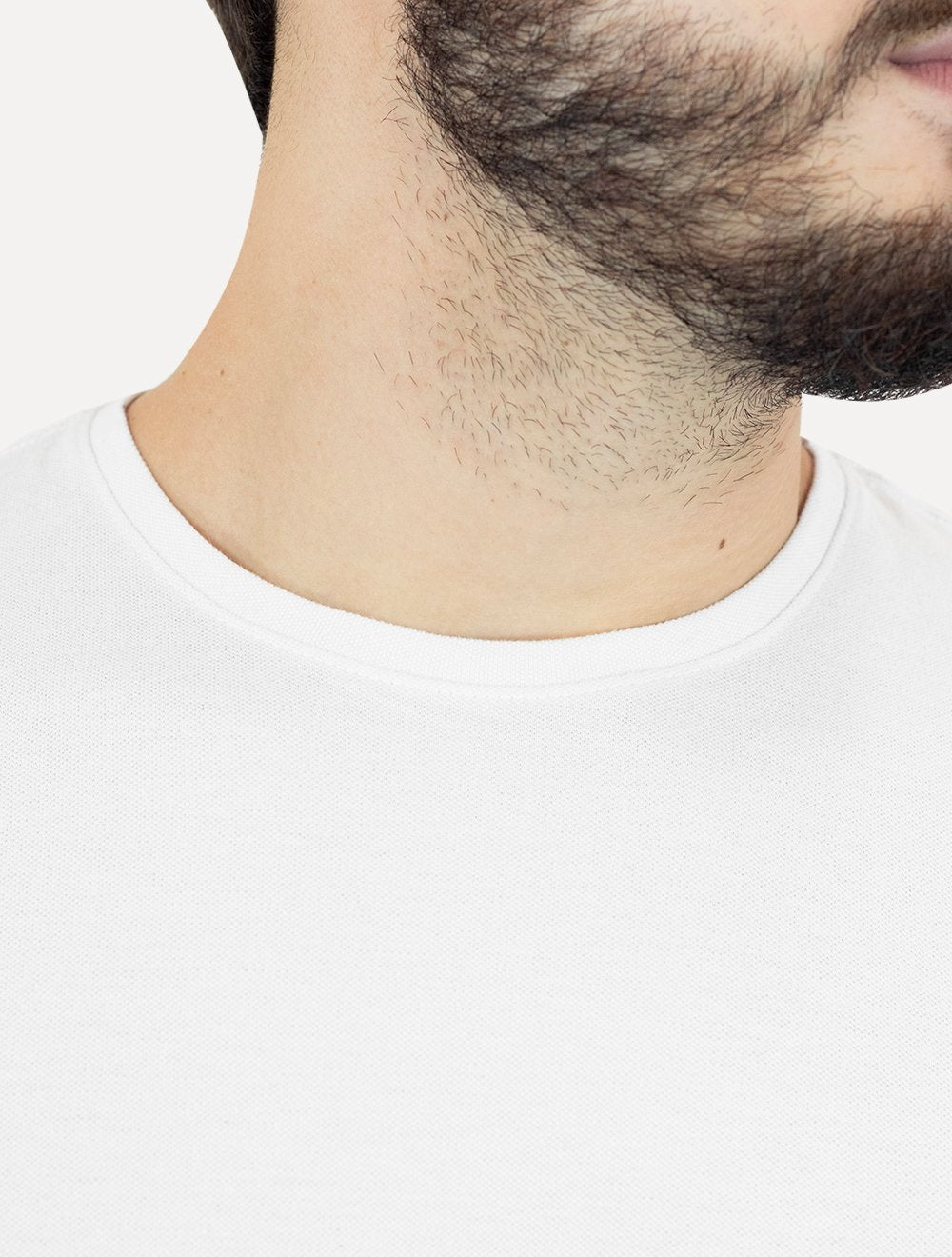 Camiseta Calvin Klein Masculina Piquet Orgânico Branca