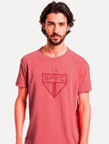 Camiseta Reserva Masculina SPFC Big Shield Vermelha