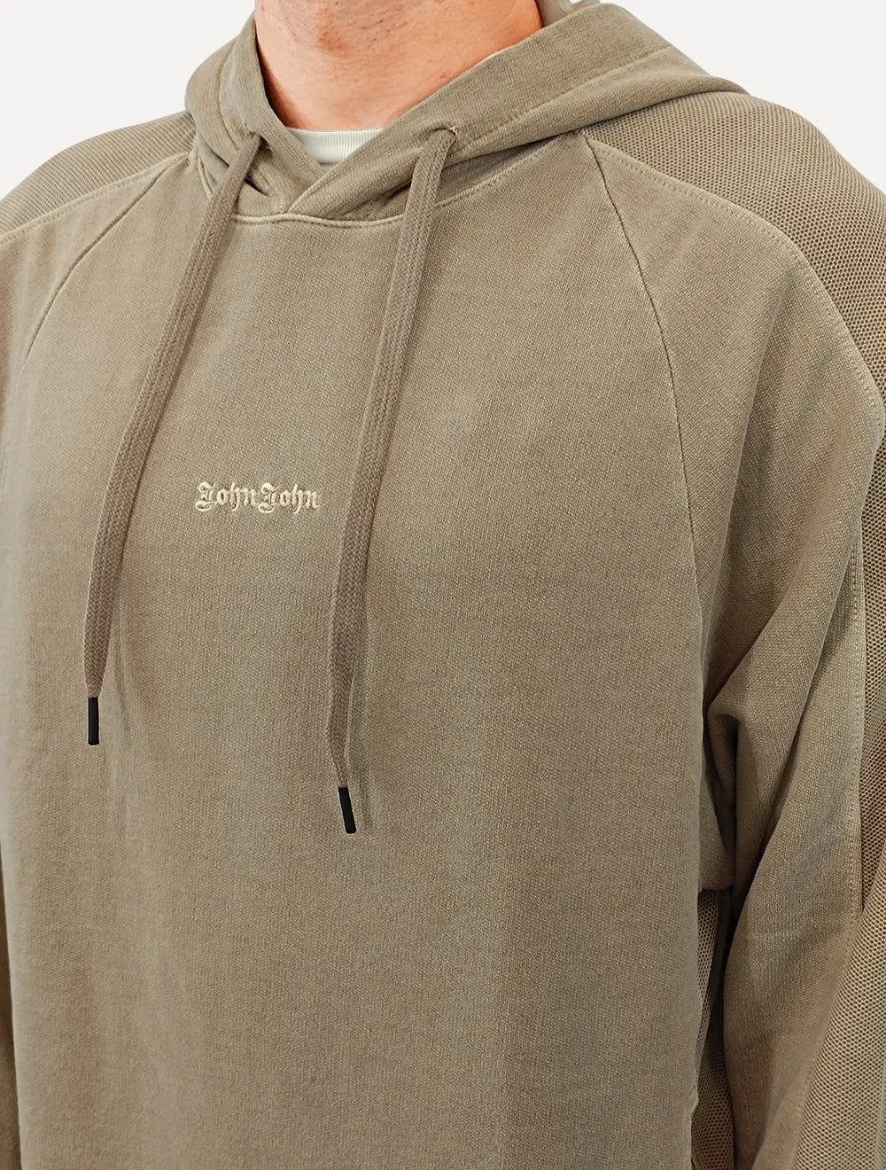 Moletom John John Masculino Regular Hoodie Riviera Stoned Cáqui