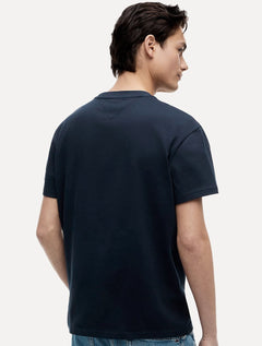 Camiseta Tommy Hilfiger Masculina Regular Big Flag Azul Marinho
