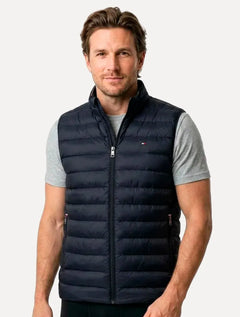 Colete Tommy Hilfiger Masculino Core Packable Recycled Azul Marinho
