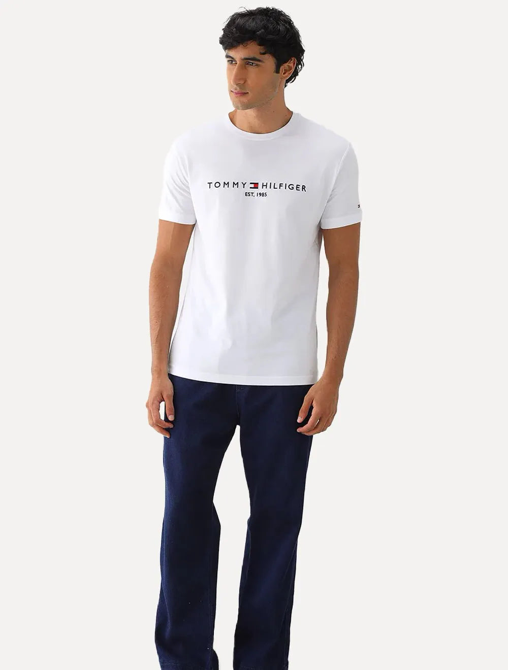 Camiseta Tommy Hilfiger | Core Logo Tee Branca