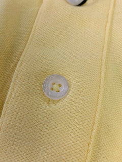 Polo King & Joe Masculina Piquet Slim Friso Bandeira Amarelo Claro