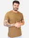 Camiseta Reserva Masculina Super Slim C-Neck Marrom