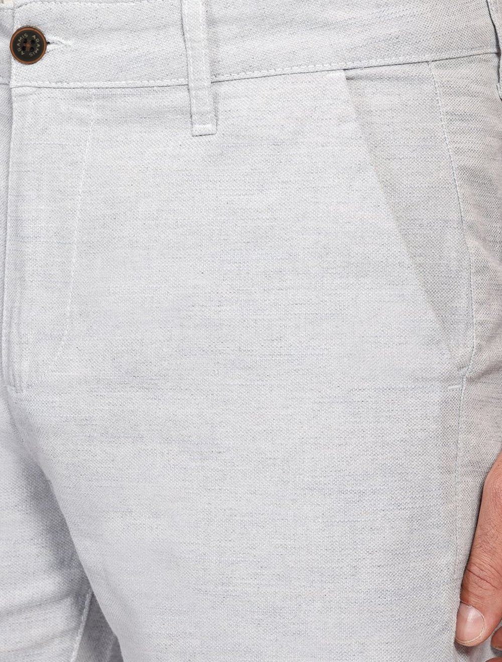 Bermuda Aramis Masculina Flame Texture Cinza Claro