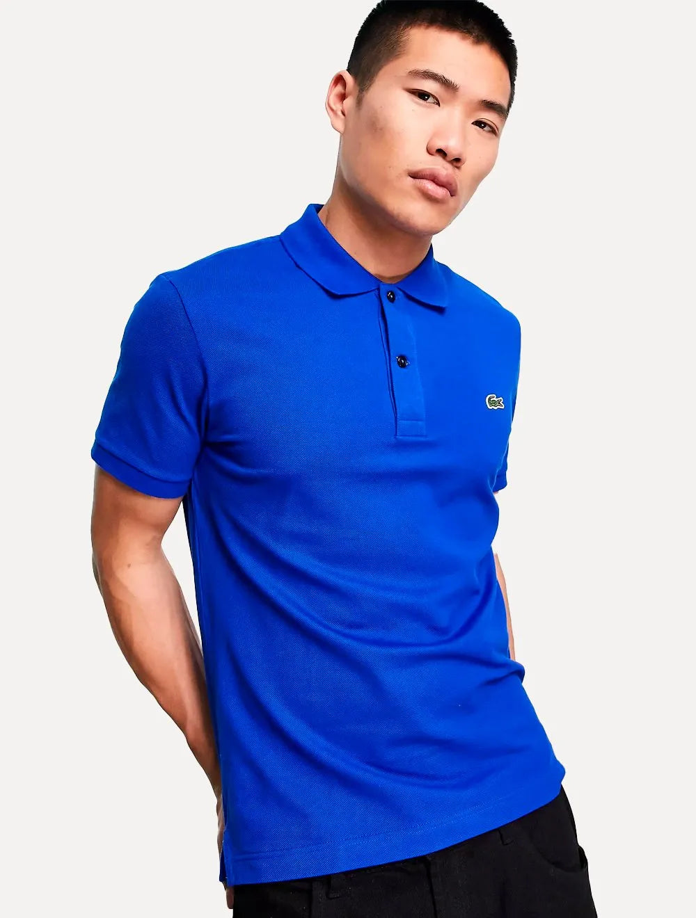 Polo Lacoste Masculina L.12.12 Azul Lazuli