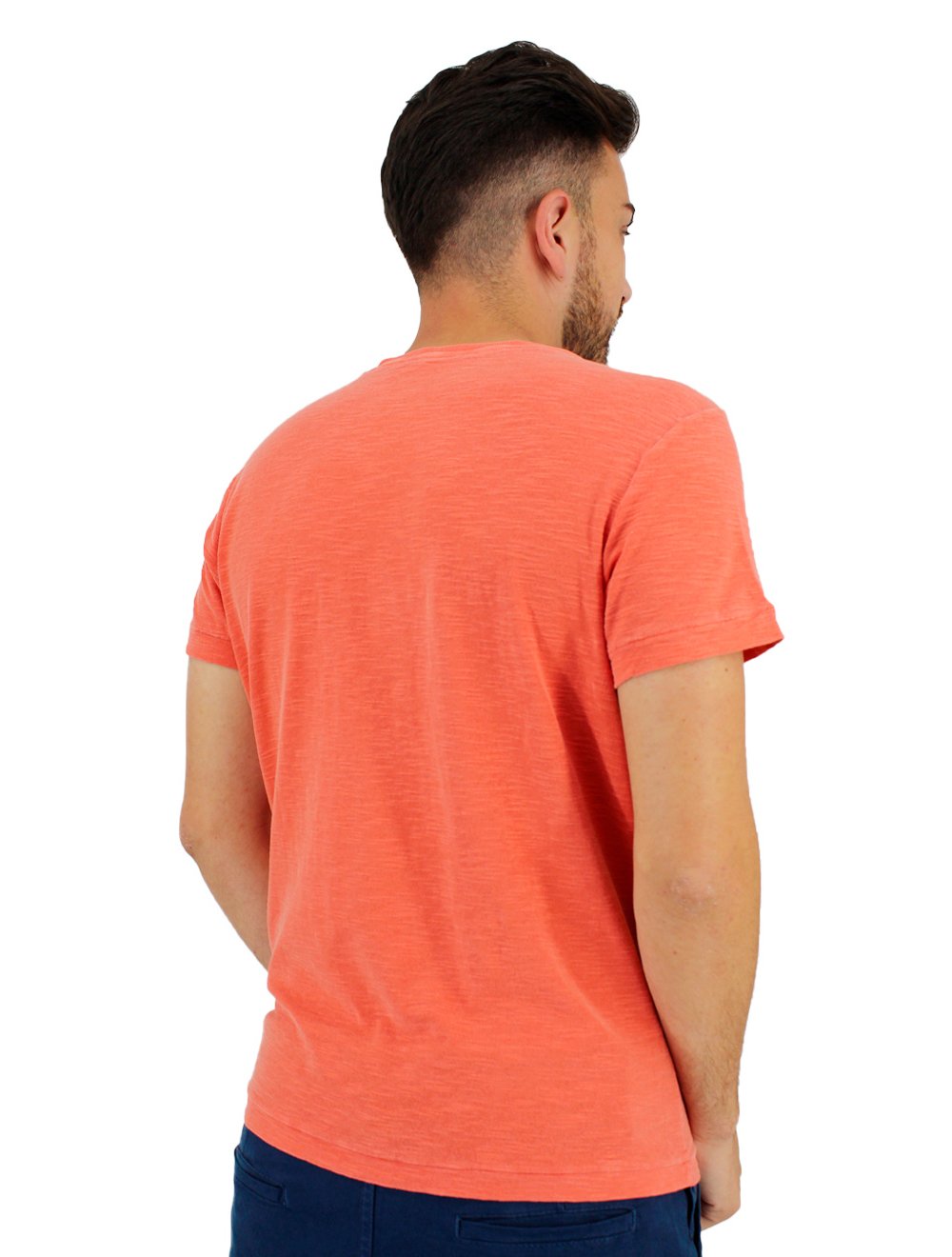 Camiseta Osklen Masculina Slim Rough Surf Poster Acerola