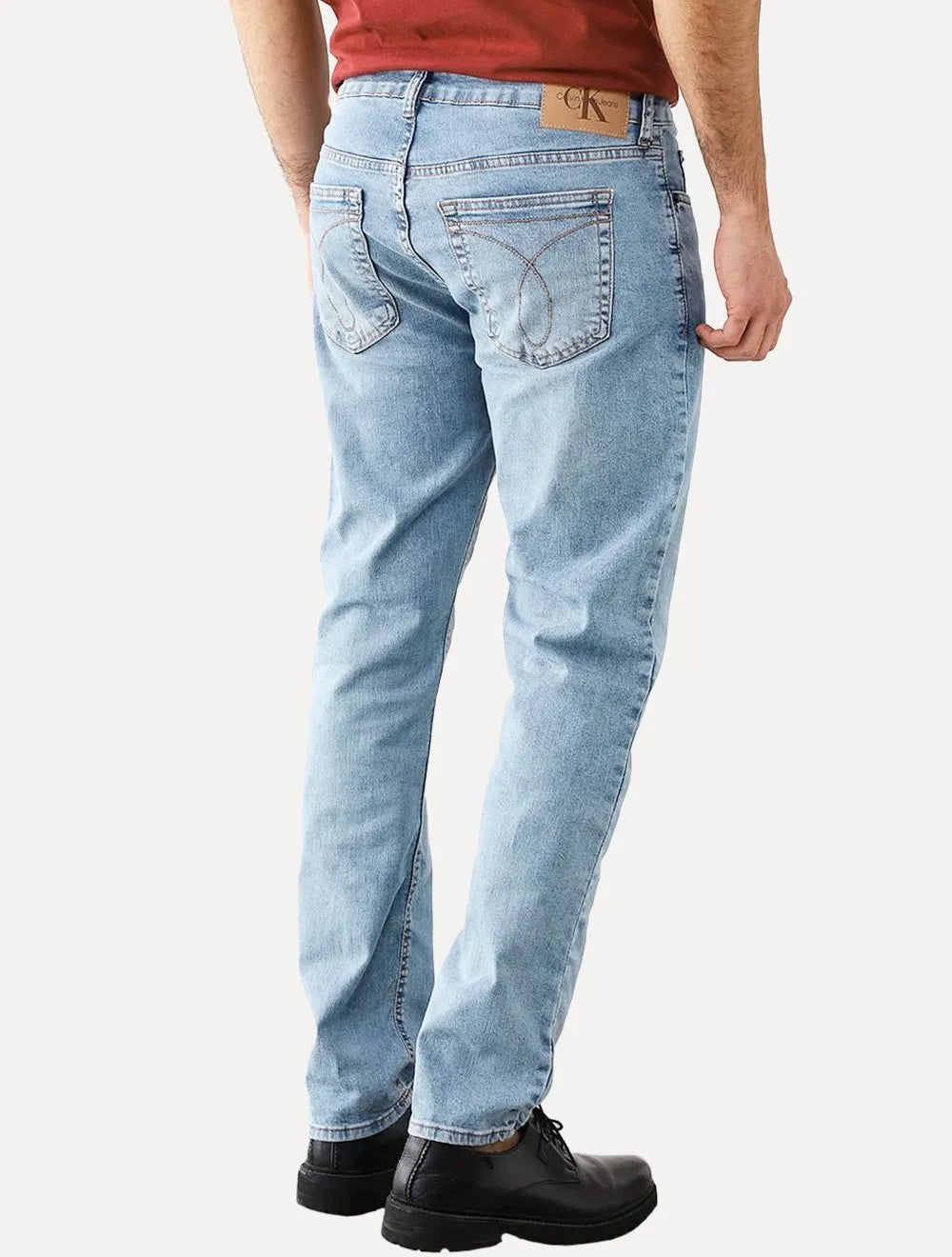 Calça Jeans Calvin Klein Slim 5 Pockets Azul Claro