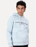 Moletom Tommy Hilfiger Masculino Hoodie Logo Core Azul Claro