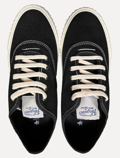 Tênis Original Penguin Masculino Cano Curto Lona Recorte Preto