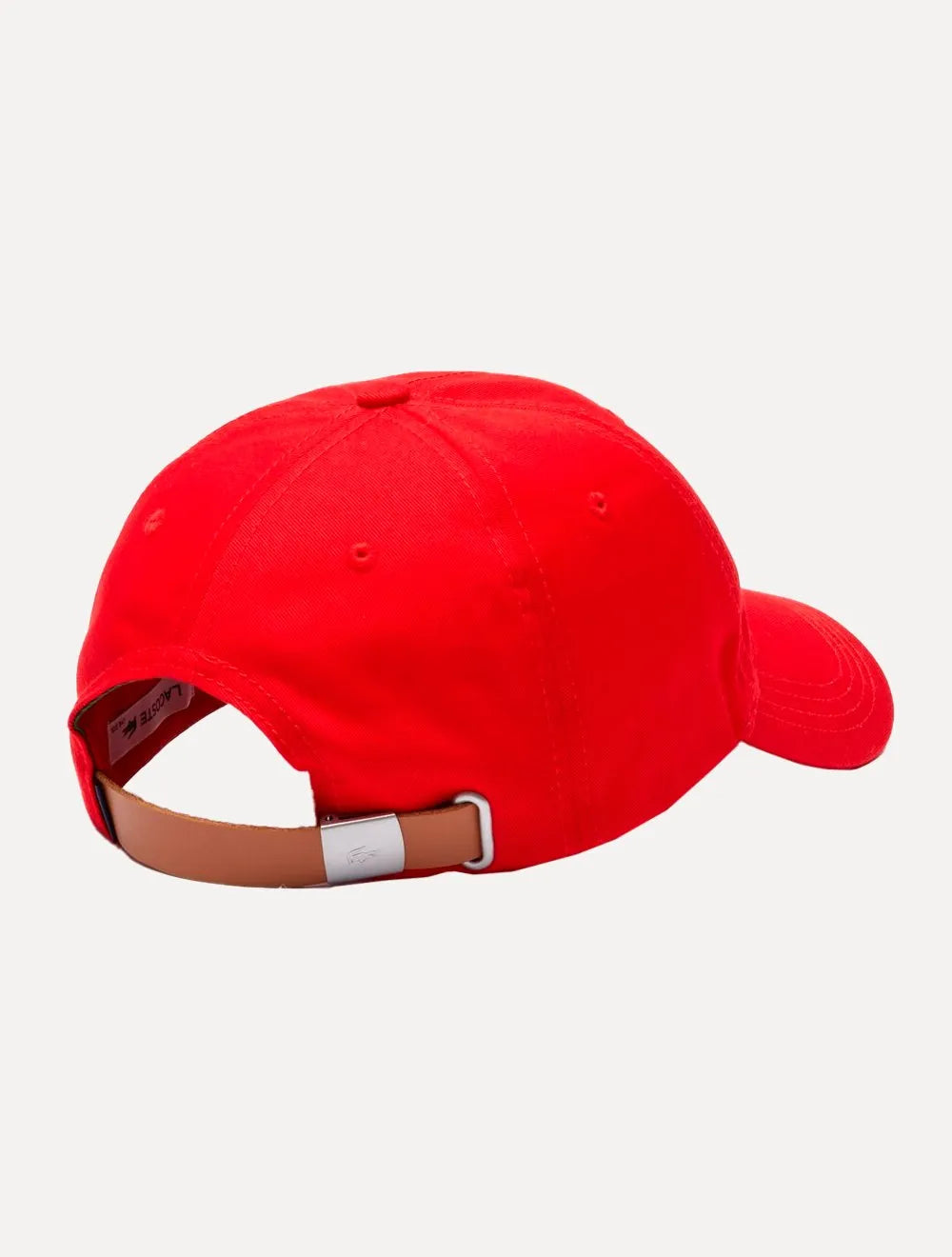Boné Lacoste Gabardine Big Croco Vermelho